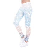 Mandala Mint Printed Leggings