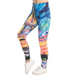 Colorful Abstract Artistic Leggings