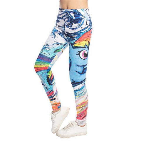 Colorful Eye Artistic Leggings