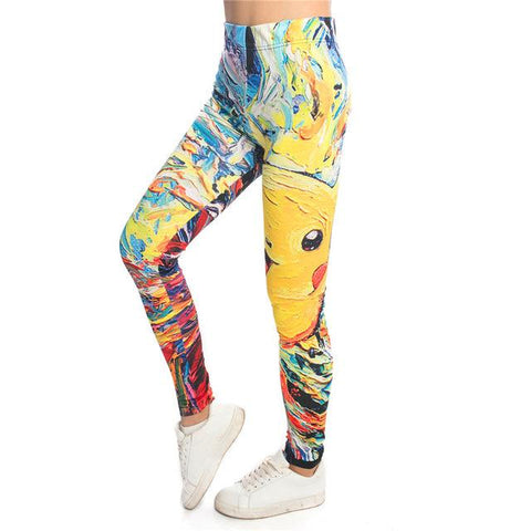 Colorful Artistic Pokemon Leggings