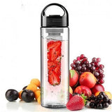 700ML BPA Free Plastic Fruit Infuser Water Bottle With Filter Leakproof Sport Hiking Camping Drink Shaker Bottle