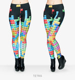 Tetris Printed Leggings